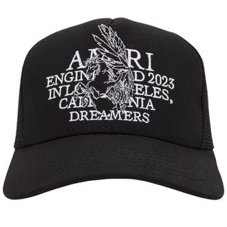 Amiri Mens Pegasus Trucker Black Hat - One Size