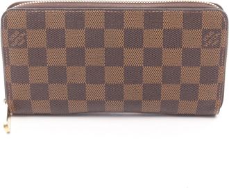 Louis Vuitton Brown Damier Canvas Coated Canvas Long Wallet (Bi-Fold) (Pre-Owned)