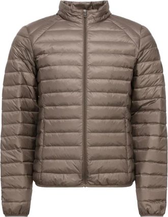 Jott MAT Noss Gewatteerd Jack - Heren - Gewatteerde jassen - Bruin - 2XL - Satijn - Jassen