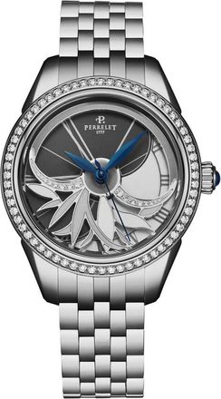 Perrelet Diamond Flower Mother of Pearl Dial Ladies Watch A2066/7