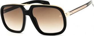David Beckham DB 7101/S 02M2 HA Black Gold Brown/Brown Gradient