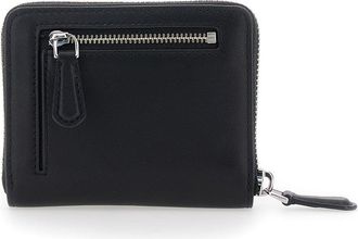 Marc Jacobs Womens Wallet Slim Compact Black Leather Split Cow