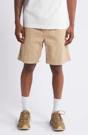 Carhartt Work in Progress Flint Organic Cotton Twill Shorts in Wall Garment Dyed at Nordstrom, Size Xx-Large