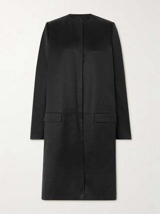Toteme Cappotto In Seta - Nero