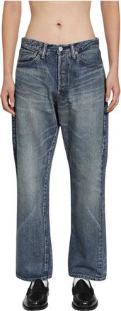 Human Made Straight Denim Pants Future - Heren - Regular Fit Jeans - Blauw - W34 - Denim - Jeans