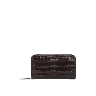 Liviana Conti Drew Large Zip Around - Accessories - Mujer - Marr&oacute;n - ONE SIZE