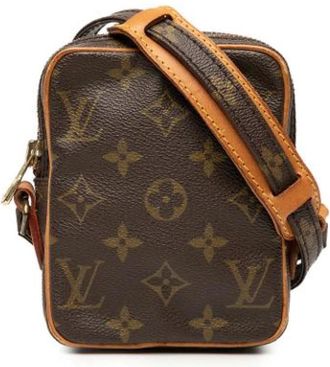Louis Vuitton Pre-owned Cross Body Bags, female, Brown, Size: ONE SIZE Pre-owned Fabric Crossbody Bag