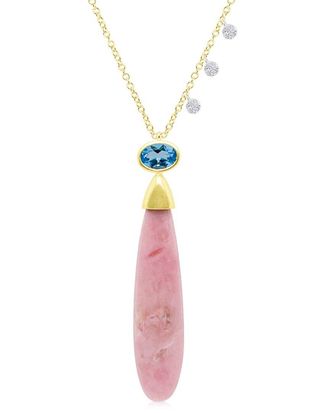 Meira T 14K Two-Tone 12.62 ct. tw. Diamond & Gemstone Necklace