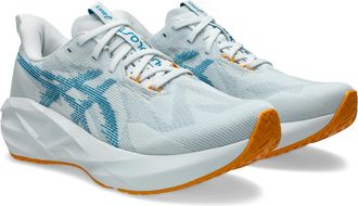 Asics Laufschuh ASICS NOVABLAST 5, Herren, Gr. 42,5, arctic blau, aegean blau, Synthetik, Schuhe Laufschuh, mit Engineered Jacquard Mesh-Obermaterial, mit F
