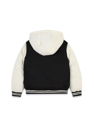 DKNY Wool-Blend Padded Padded Jacket - Black