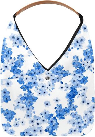 Generic Colorful Flowers Reusable Lightweight Grocery Bags - Foldable Into Compact Pouch, Washable & Sturdy, Multipurpose for Shopping and Travel