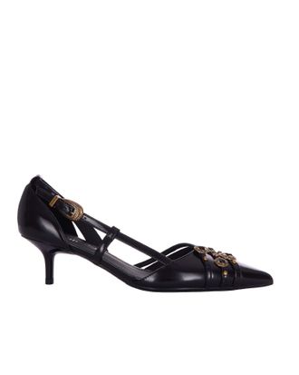 Pinko Slingback Pointed-Toe Shoes With Decorative Buckles