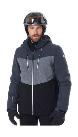 Killtec Skijacke KILLTEC KSW 45 MN SKI JCKT, Herren, Gr. 4XL, grau (anthra), Obermaterial: 100% Polyester;Futter: 100% Polyester;F&uuml;llung: 100% Polyester, Jack