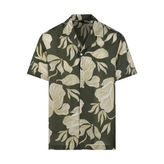 Altea Short Sleeve Shirts, male, Green, Size: XL 45 Army Shirt