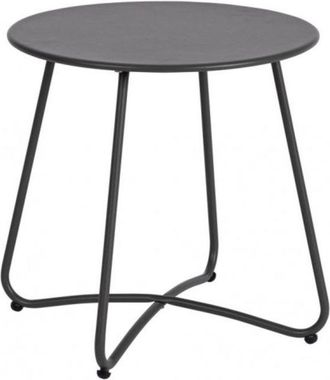 Konte Design Mesa de centro redonda de acero antracita