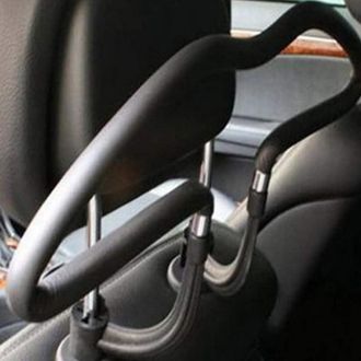 OEM Perchas De Ropa Para Coche De Piel Sint&eacute;tica Negra
