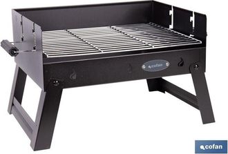 cofan Barbecue portatile a carbone 455 x 345 x 315 mm