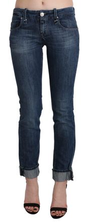Acht Washed Low Waist Skinny Womens Trouser