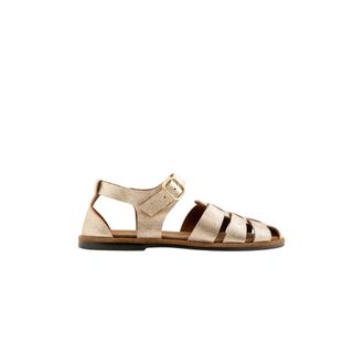 Maison Toufet Schoenen, Dames, Geel, 40 EU, Leer, Jenny