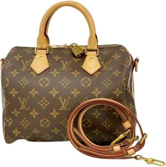Louis Vuitton Pre-owned Handbags, female, Brown, Size: ONE SIZE Pre-owned Canvas Handbag