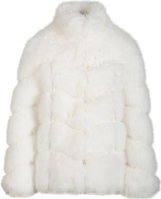 Generation Love Louisa Faux Fur Jacket in White at Nordstrom, Size Xx-Small