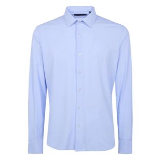 Roberto Ricci Design Formal Shirts - Heren - Zakelijke Overhemden - Blauw - XL - Overhemden