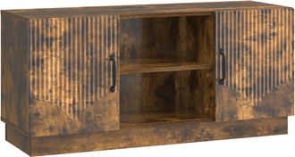 vidaXL Mueble De Tv 102 X 34,5 X 47 Cm Roble Ahumado Vidaxl
