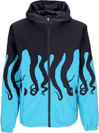 Octopus Lichtblauwe Windbreaker Jas - Heren - Zomerjassen - Blauw - L - Polyester - Jassen