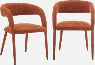 Sweeek Sill&oacute;n Contempor&aacute;neo De Tela, Set De 2