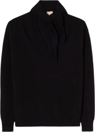 Plan C V-hals Gebreide Kleding - Dames - V-hals truien - Zwart - M - Truien & Vesten