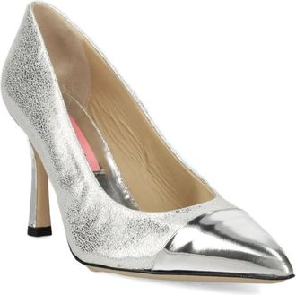 Custommade Pumps met metallic neus - Grijs