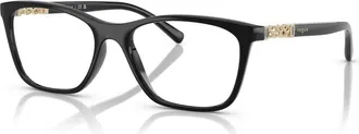 Vogue Eyewear 51mm Rectangle optical glasses in Black at Nordstrom