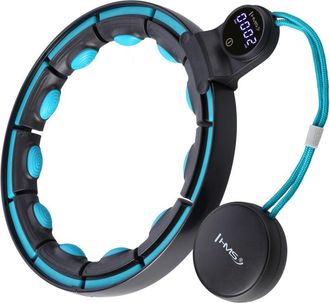 OEM Hhm17 Hula Hoop Negro/turquesa Magn&eacute;tico Con Peso + Contador Hms