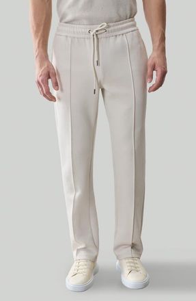 Robert Barakett Kenji Pintuck Drawstring Pants in Swan at Nordstrom, Size Xx-Large