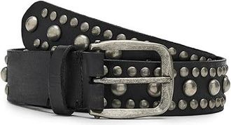 Free People We The Free Sola Stud Belt Womens Belts Black : SM-MD (25.5-31.5 Waist), Leather
