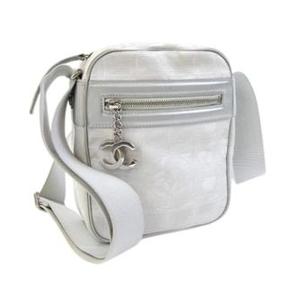 Chanel Pre-owned Cross Body Bags, female, Gray, Size: ONE SIZE Pre-owned Vintage Pochette Shoulder Bag