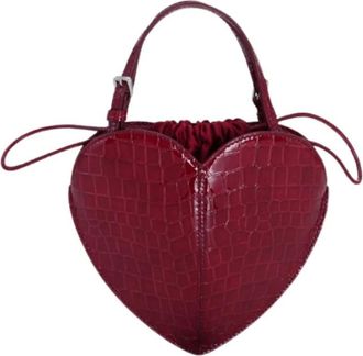Rotate Patent Croco Heart Bag - Dames - Mini tas - Rood - ONE Size - Katoen - Tassen
