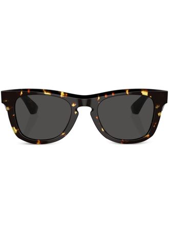Burberry Sunglasses Occhiali da sole squadrati con effetto tartarugato - Marrone