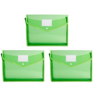 OEM Juego De Bolsas De Pl&aacute;stico Para Documentos, Espec&iacute;ficas Para Escuelas, Bolsa Multifuncional Impermeable Para Guardar Documentos, Cierre A Presi&oacute;n, Ma
