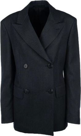 Prada Blazers, female, Gray, Size: 2XS P500P15Jx Blazer