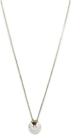 Cartier Collana Amulette con madreperla e diamanti - Oro