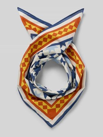 Selected Tuch aus reiner Baumwolle Modell NICOLAJ BANDANA in Hellgelb, Gr&ouml;&szlig;e 1