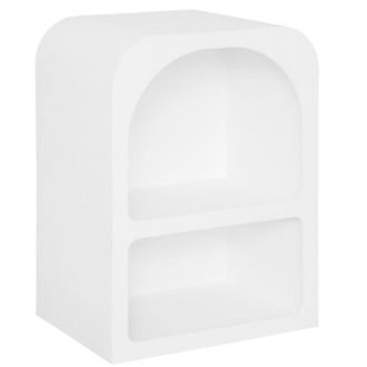 Muemue Mesita de noche blanco flynn 55x30x40cm