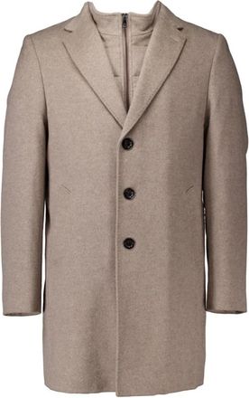 Mabrun Mattia Coat - Heren - Mantel - Beige - 2XL - Jassen