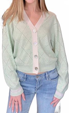 Brodie Cora Cardigan In Mint