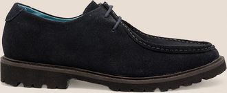 Oswin Hyde Mens Joshua Suede Navy - Black - Size: 10