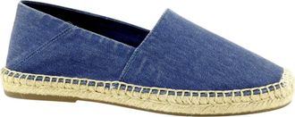 Ralph Lauren Cevio Washed Canvas Espadrilles - Heren - Espadrilles - Blauw - 44 EU - Leer - Schoenen