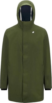 K-Way Bonded Marlyn Jacket - Heren - Zomerjassen - Groen - 2XL - Nylon - Jassen