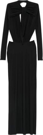 Amazu&igrave;n Denise Cut-out Ruched Maxi Dress