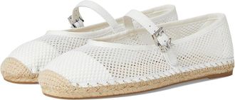 Michael Kors Lynn Ballet Espadrille Womens Shoes Optic White : 7.5 M, Leather